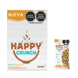 Happy Crunch Choco Almendra  25g