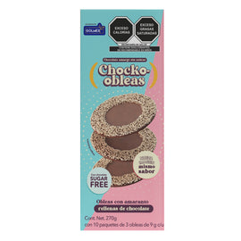 Chocko-Obleas Chocolate Sugar Free 10X3
